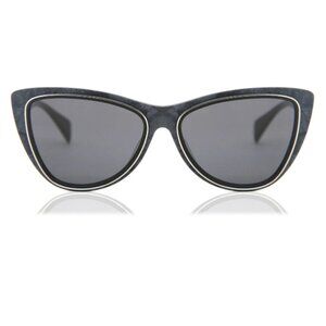 Yohji Yamamoto 5022-063 Black Mop / Grey Lens Sunglasses
